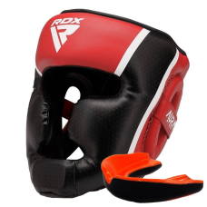 Боксерський шолом RDX AURA PLUS T-17 Red/Black L