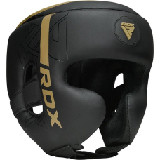 Боксерський шолом RDX F6 KARA Matte Golden M