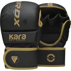 Рукавиці для ММА (Греплінгові рукавички) RDX F6 KARA Matte Golden Plus L/XL