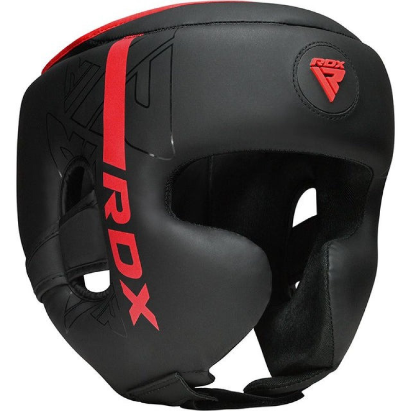 Боксерський шолом RDX F6 KARA Matte Red M