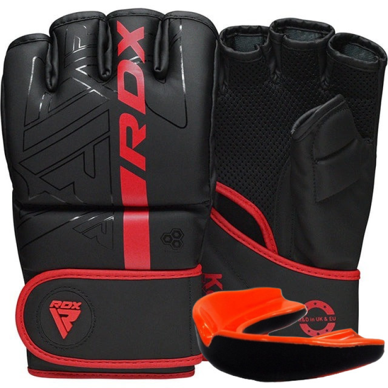 Рукавиці для ММА RDX F6 KARA Matte Red XL