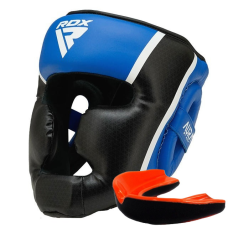 Боксерський шолом RDX AURA PLUS T-17 Blue/Black XL