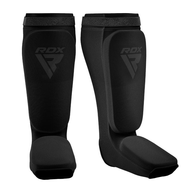 Захист гомілки та стопи RDX Shin Instep Foam Black/Black S Захист гомілки та стопи RDX Shin Instep Foam Black/Black S