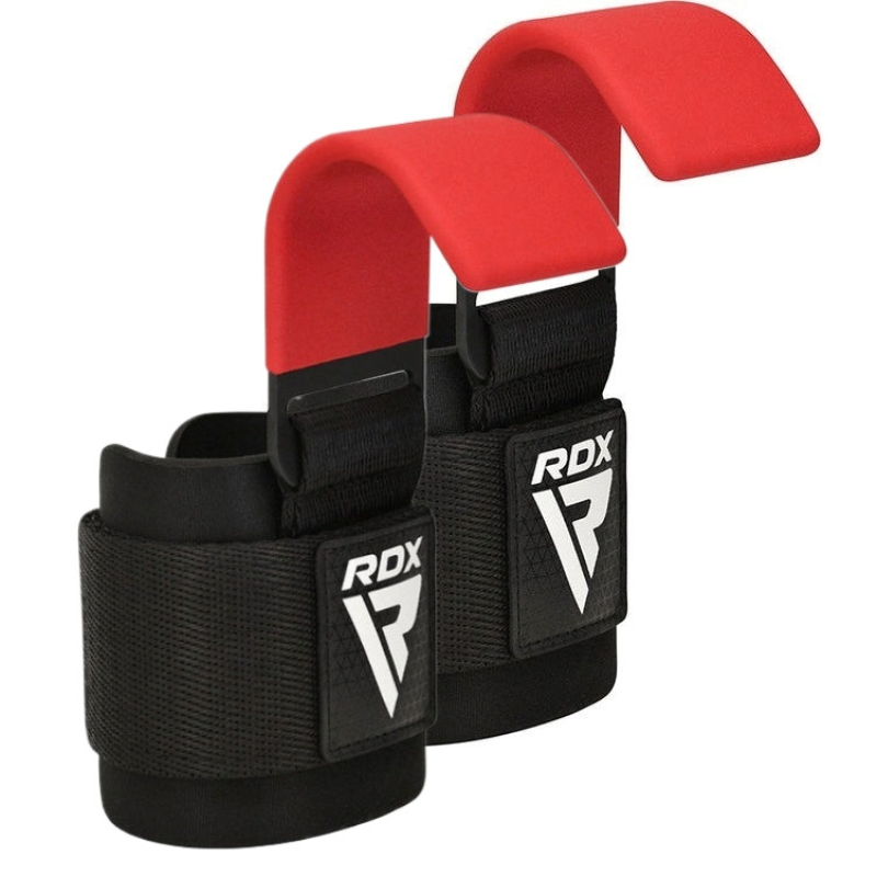 Гаки для тяги на зап“ястя RDX W5 Gym Hook Strap Red Plus
