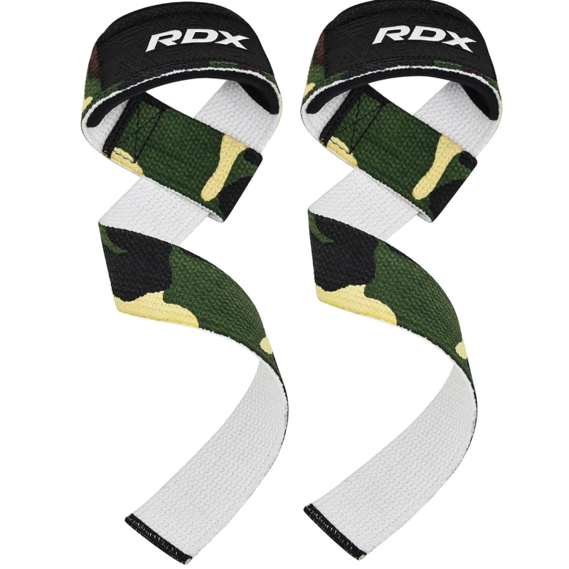 Лямки для тяги RDX W1 Gym Single Strap Camo Green Plus