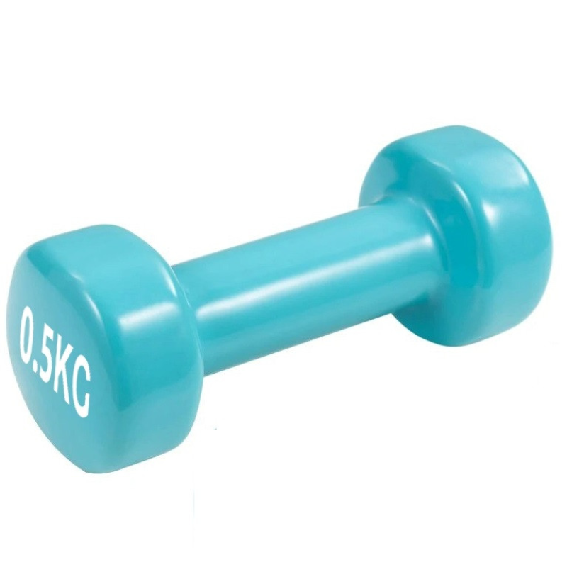 Гантель вінілова PowerPlay  0,5 кг. PP_4103 Блакитна (1шт.)