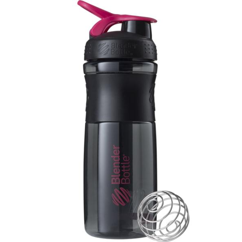 Шейкер спортивний (пляшка) BlenderBottle SportMixer Flip 28oz/820ml Black/Pink