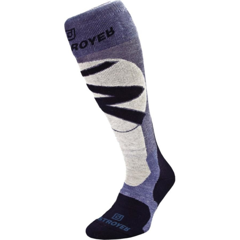 Шкарпетки Destroyer Ski / Snowboard Блакитний / Св. сірий / Чорний 38-40