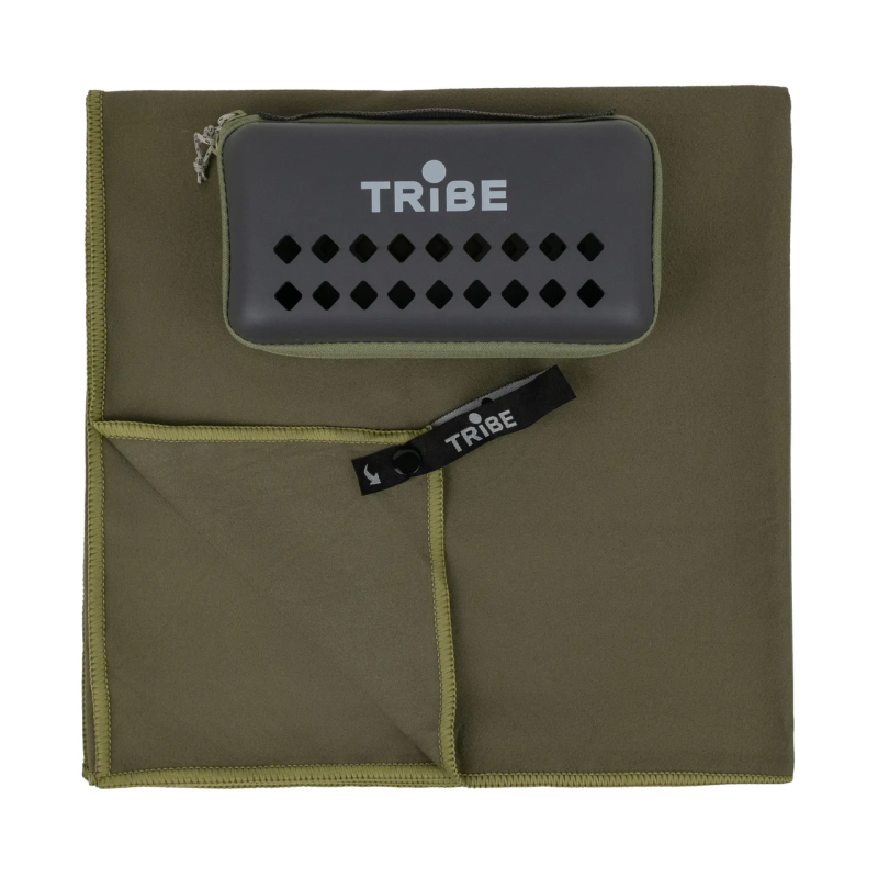 Рушник з мікрофібри Tribe Pocket Towel 60х120 см T-LC-0001-L, army-green Рушник з мікрофібри Tribe Pocket Towel 60х120 см T-LC-0001-L, army-green