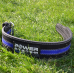 Пояс для пауерліфтингу Power System PS-3800  PowerLifting шкіряний Black/Blue Line M