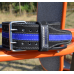 Пояс для пауерліфтингу Power System PS-3800  PowerLifting шкіряний Black/Blue Line M