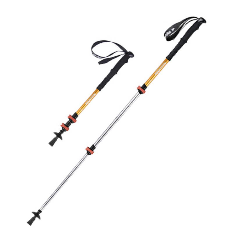 Трекінгова палиця 3-сек. Naturehike Men ST 01 6061 AL NH17D001-Z, алюміній,  золотиста