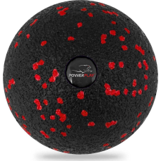 Масажний м“яч PowerPlay PP-4350 Epp Massage Ball (d8) Чорно/Червоний