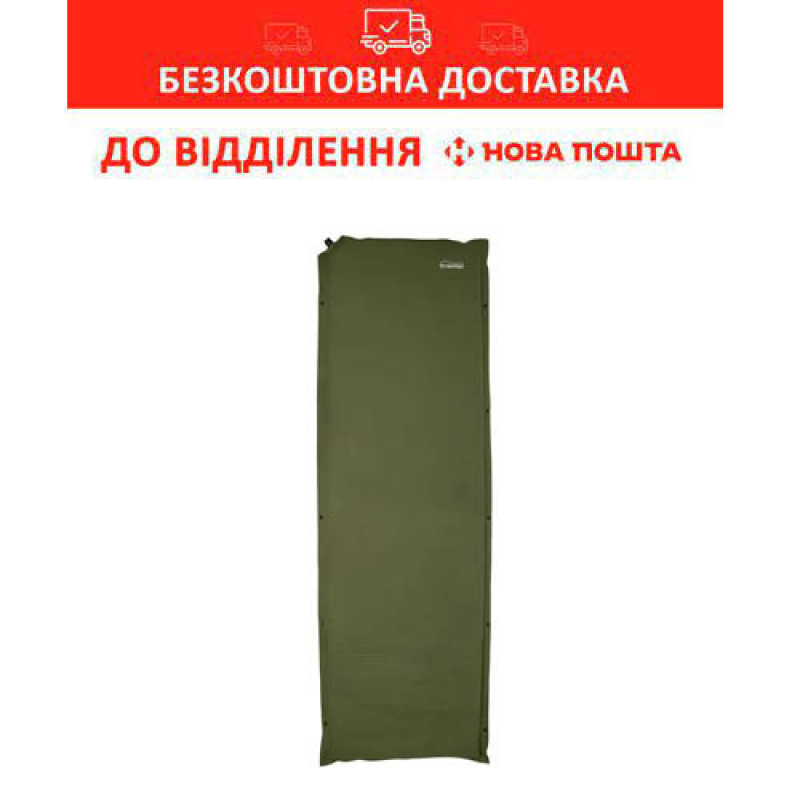 Килимок туристичний самонадувний Tramp COMFORT (194x65x5см) (UTRI-010-dark-olive)