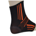 Бандажі на гомілкостоп Power System PS-6022 Ankle Support Evo Black/Orange (2шт.) M Бандажі на гомілкостоп Power System PS-6022 Ankle Support Evo Black/Orange (2шт.) M