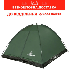 Намет туристичний Totem Summer 4 (v2) одношаровий (TTT-029) (UTTT-029)