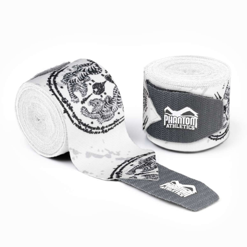 Бинти для боксу Phantom Muay Thai White 400cm. (4м.) Бинти для боксу Phantom Muay Thai White 400cm. (4м.)