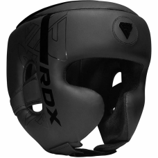 Боксерський шолом RDX F6 KARA Matte Black S