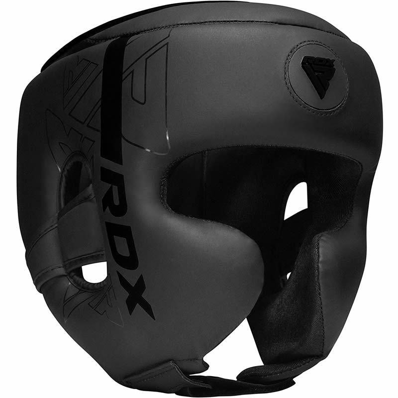 Боксерський шолом RDX F6 KARA Matte Black S