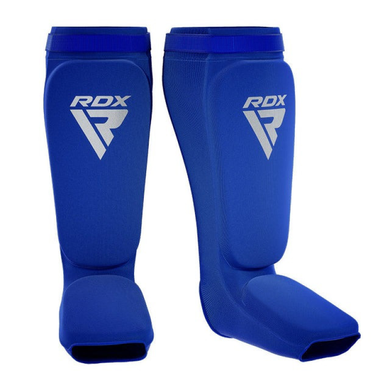 Захист гомілки та стопи RDX Shin Instep Foam Blue/White S Захист гомілки та стопи RDX Shin Instep Foam Blue/White S