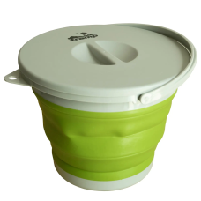 Відро TRAMP складне силіконове з кришкою 5л оливкове (TRC-127-olive)