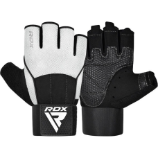 Рукавички для фітнесу RDX  W3 WHITE WITH EVA PADDING-S