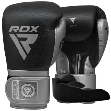 Боксерські рукавиці RDX  MARK PRO SPARRING TRI LIRA 2 SILVER-10 унцій (капа в комплекті)