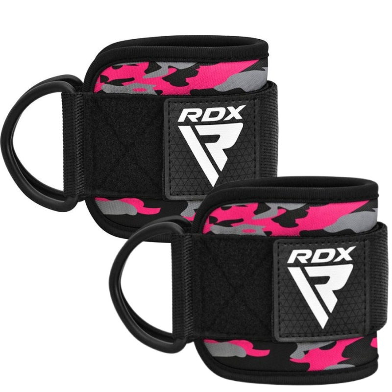 Манжети на щиколотку RDX GYM ANKLE PRO A4 CAMO PINK-PAIR