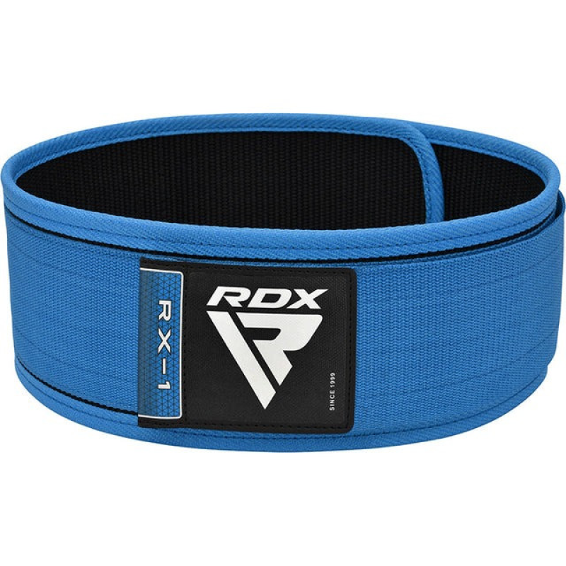 Пояс для важкої атлетики RDX RX1 Weight Lifting Belt BLUE-XL