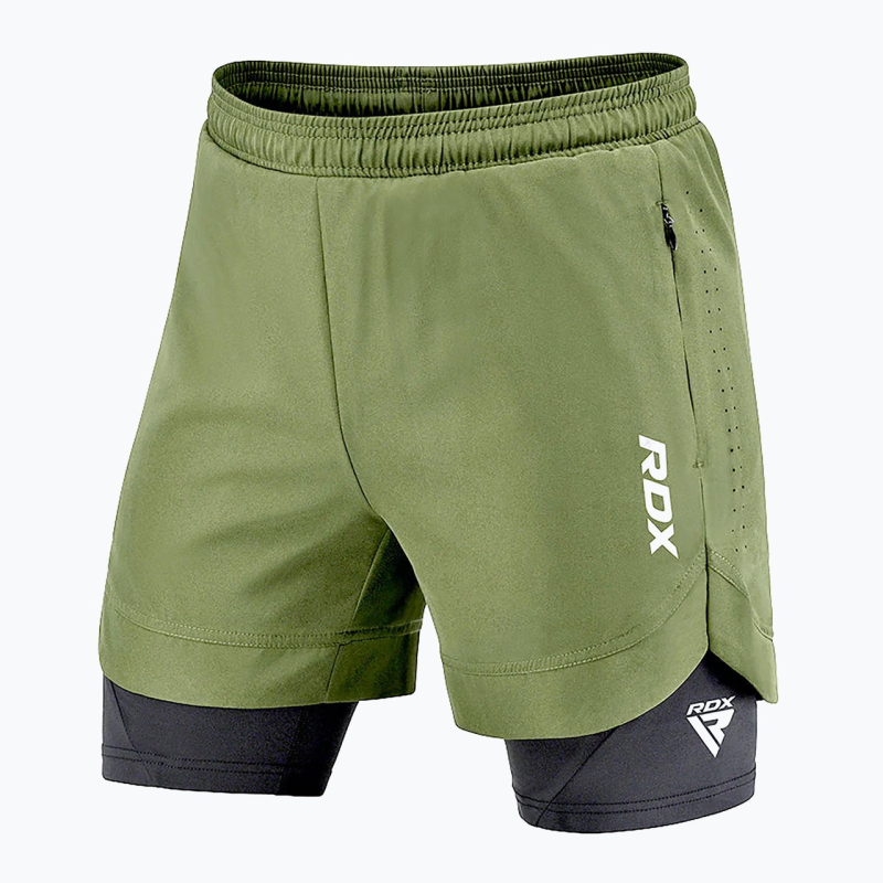 Компресійні шорти для RDX MMA T16 2-в-1 GREN/BLACK-XL Компресійні шорти для RDX MMA T16 2-в-1 GREN/BLACK-XL