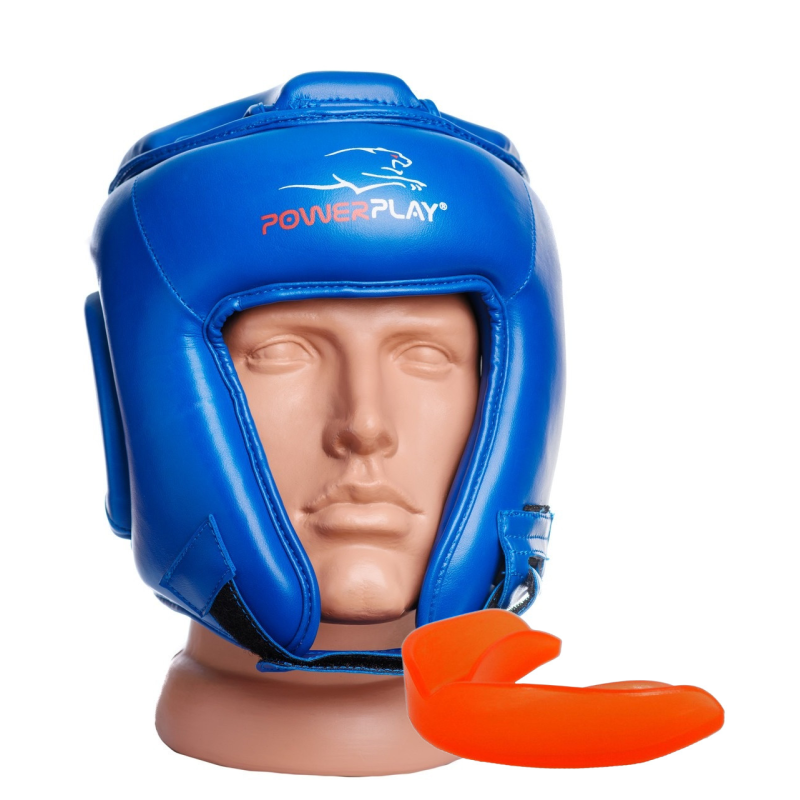 Боксерський шолом турнірний PowerPlay 3045 Синій S