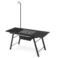 Стіл для барбекю сталевий Naturehike CNK2350CF018, чорний