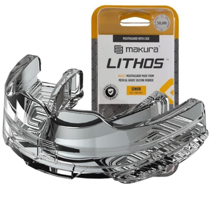 Капа MAKURA Lithos під брекети доросла (вік 11+) Clear (art.6017514142) Капа MAKURA Lithos під брекети доросла (вік 11+) Clear (art.6017514142)
