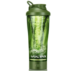 Шейкер спортивний електричний VOLTRX VortexBoost 600 мл. Tritan Green