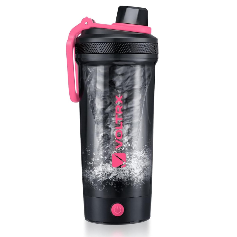 Шейкер спортивний електричний VOLTRX Gallium 700 мл. Tritan Pink