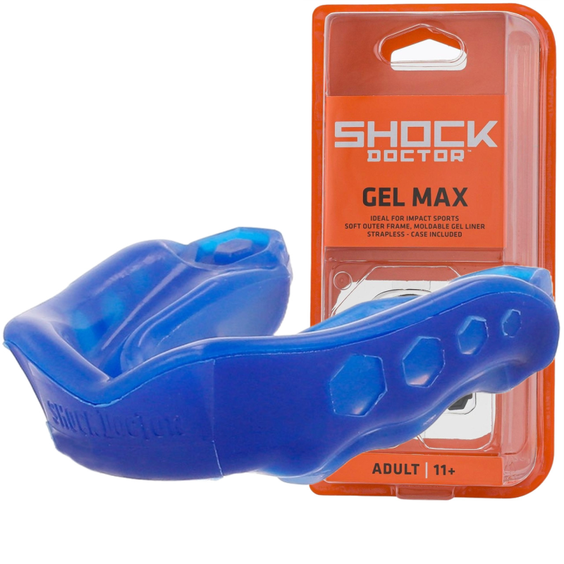 Капа Shock Doctor Gel Max доросла (вік 11+) Blue (art. 6150-BLU-AD) Капа Shock Doctor Gel Max доросла (вік 11+) Blue (art. 6150-BLU-AD)