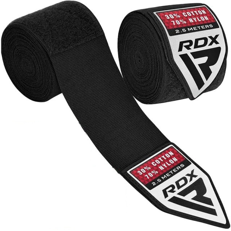 Бинти для боксу RDX Hand Wraps Black (2.5м.)