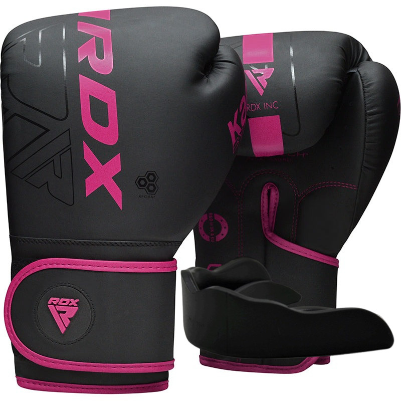 Боксерські рукавиці RDX F6 MATTE PINK-8OZ (капа в комплекті) Боксерські рукавиці RDX F6 MATTE PINK-8OZ (капа в комплекті)