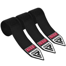 Бинти для боксу RDX RB Hand Wraps Combine 3 пари Black (4.5м.)