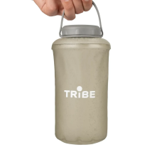Складана пляшка для води Tribe Soft Bottle 1 л, TPU, легка та компактна, з ручкою для перенесення (T-FE-0023-grey)
