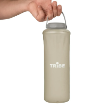 Складана пляшка для води Tribe Soft Bottle 1,5 л, TPU, легка та компактна, з ручкою для перенесення (T-FE-0024-grey)