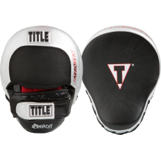Лапи боксерські TITLE Boxing Aerovent Anarchy Punch Mitts Black/Silver