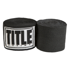 Бинти для боксу TITLE Boxing Select 180“ Semi Elastic Mexican Black (4.5м.)
