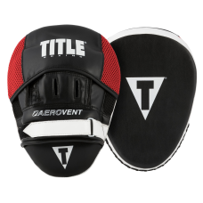 Лапы боксерские TITLE Boxing Aerovent Excel Incredi-Mitts 2.0 Black/Red/White