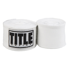 Бинти для боксу TITLE Boxing Select 180“ Semi Elastic Mexican White (4.5м.)