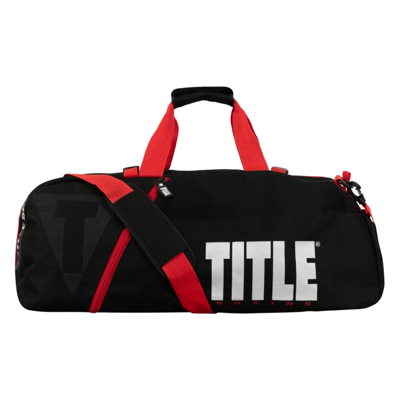 Спортивна сумка TITLE Boxing Champion Sport Bag/Backpack Black/Red Спортивна сумка TITLE Boxing Champion Sport Bag/Backpack Black/Red