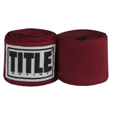 Бинти для боксу TITLE Boxing Select 180“ Semi Elastic Mexican Maroon (4.5м.)