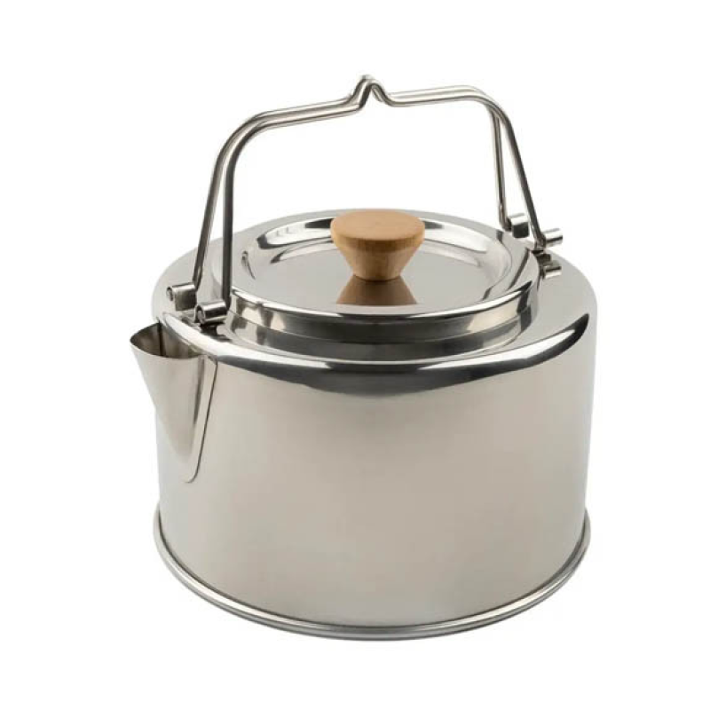 Туристичний чайник з нержавіючої сталі Tribe Kettle 1.2 л з ситечком і чохлом (T-FI-0010-metal) Туристичний чайник з нержавіючої сталі Tribe Kettle 1.2 л з ситечком і чохлом (T-FI-0010-metal)