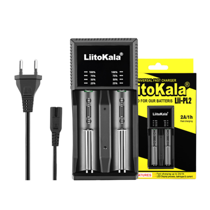 Універсальний зарядний пристрій LiitoKala Lii-PL2 EU на 2 канали