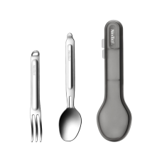 Туристичний набір ложка-виделка NexTool Portable Stainless Steel Tableware, нержавіюча сталь